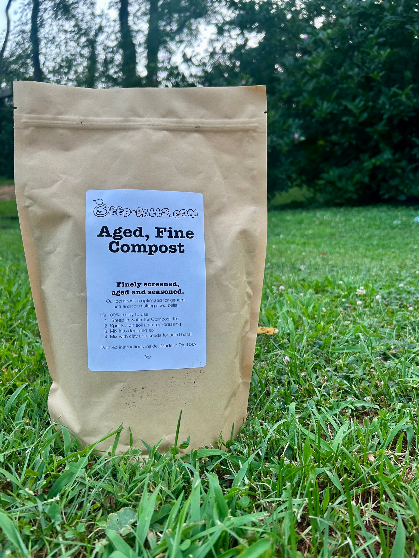 Living Compost – Premium Organic Matter for Seed Balls, Gardening & Soil Health 1 kilogram
